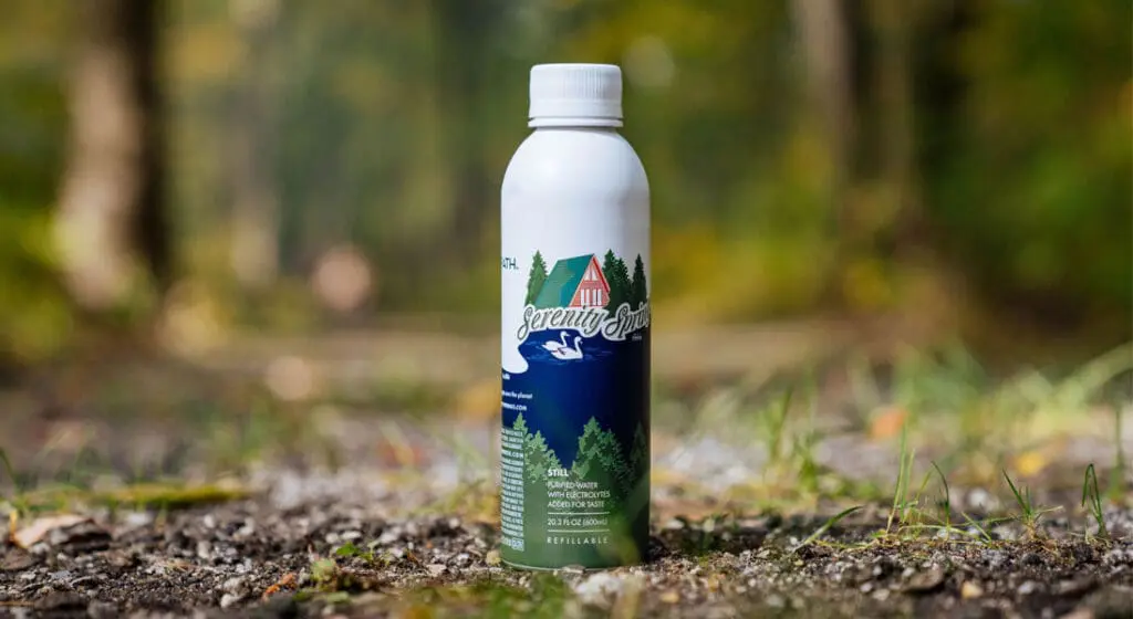 serenity springs water bottle