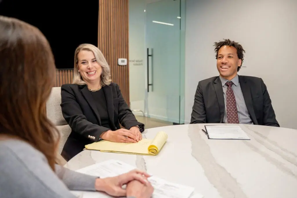 shapiro law team attorneys in a conference room