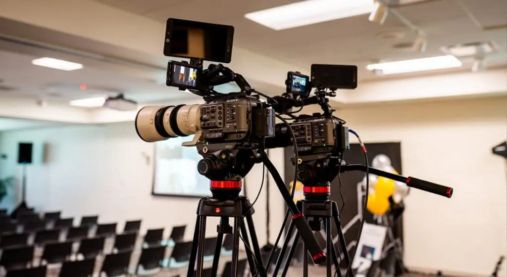 video-coverage image of sony video camera