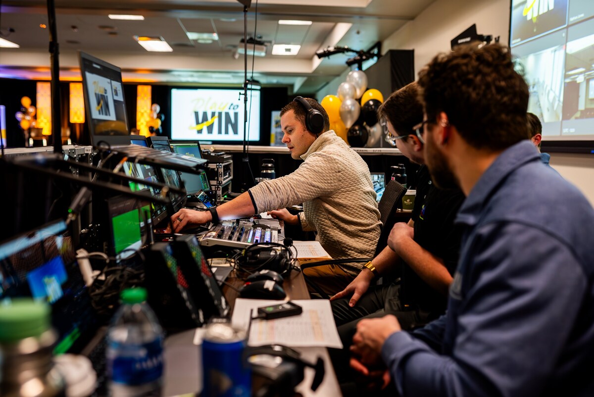 audio booth at whirlpool event