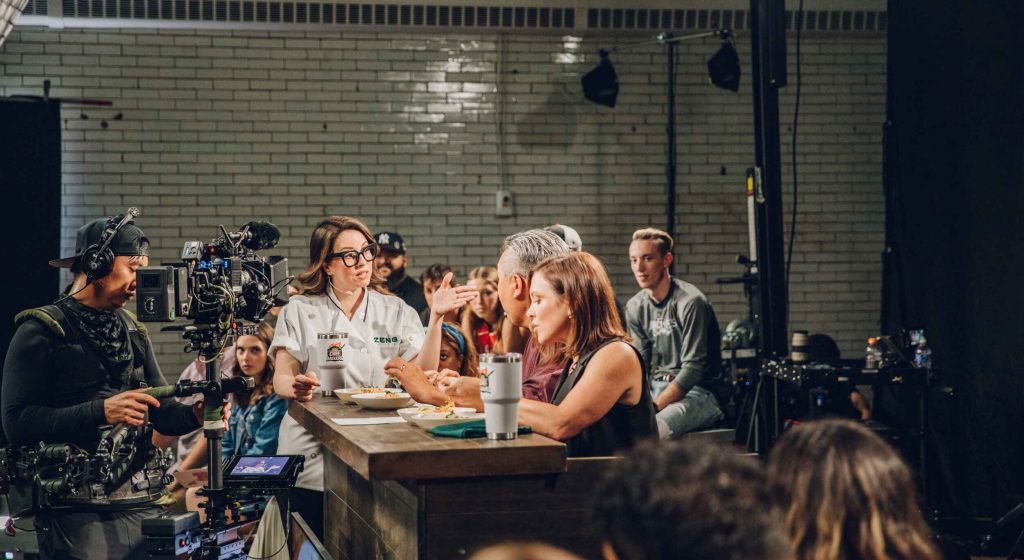 behind the scenes on the chef ballers set